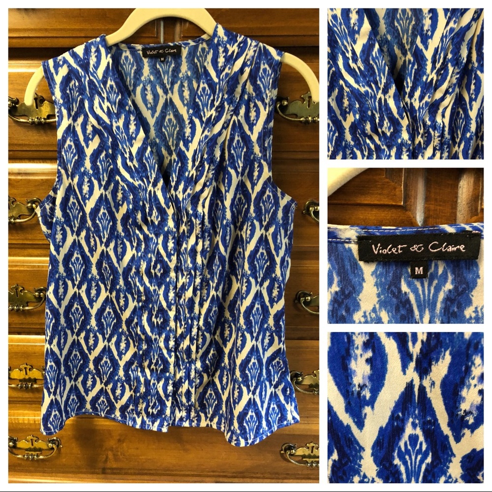 2/$15 or 3/$20 Great Blue Blouse